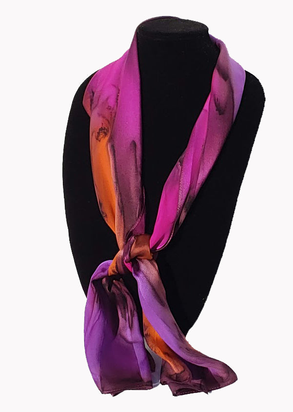 Silk Scarves Online Shop - Silk Scarf Handpainted. Gray, Red, Black, White  Hand Dyed Silk Wrap. Handmade Silk Shawl WINTER LOVE. Size 11x60. Birthday  Gift. Gift Wrapped.