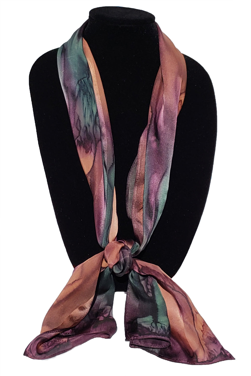 Hand-painted popular silk scarf 45x160