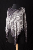 Ponchos- Twig Pattern - Silk Sensations