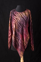 Ponchos- Twig Pattern - Silk Sensations